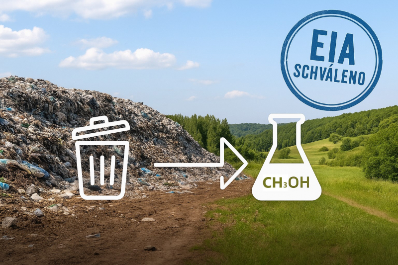 Moravskoslezský kraj: Recypark pokračuje v přípravách, získal kladné posouzení EIA a podal žádost o financování z Inovačního fondu EU